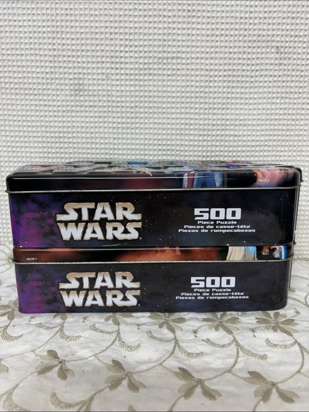Star Wars 500 piece puzzle tins (2)